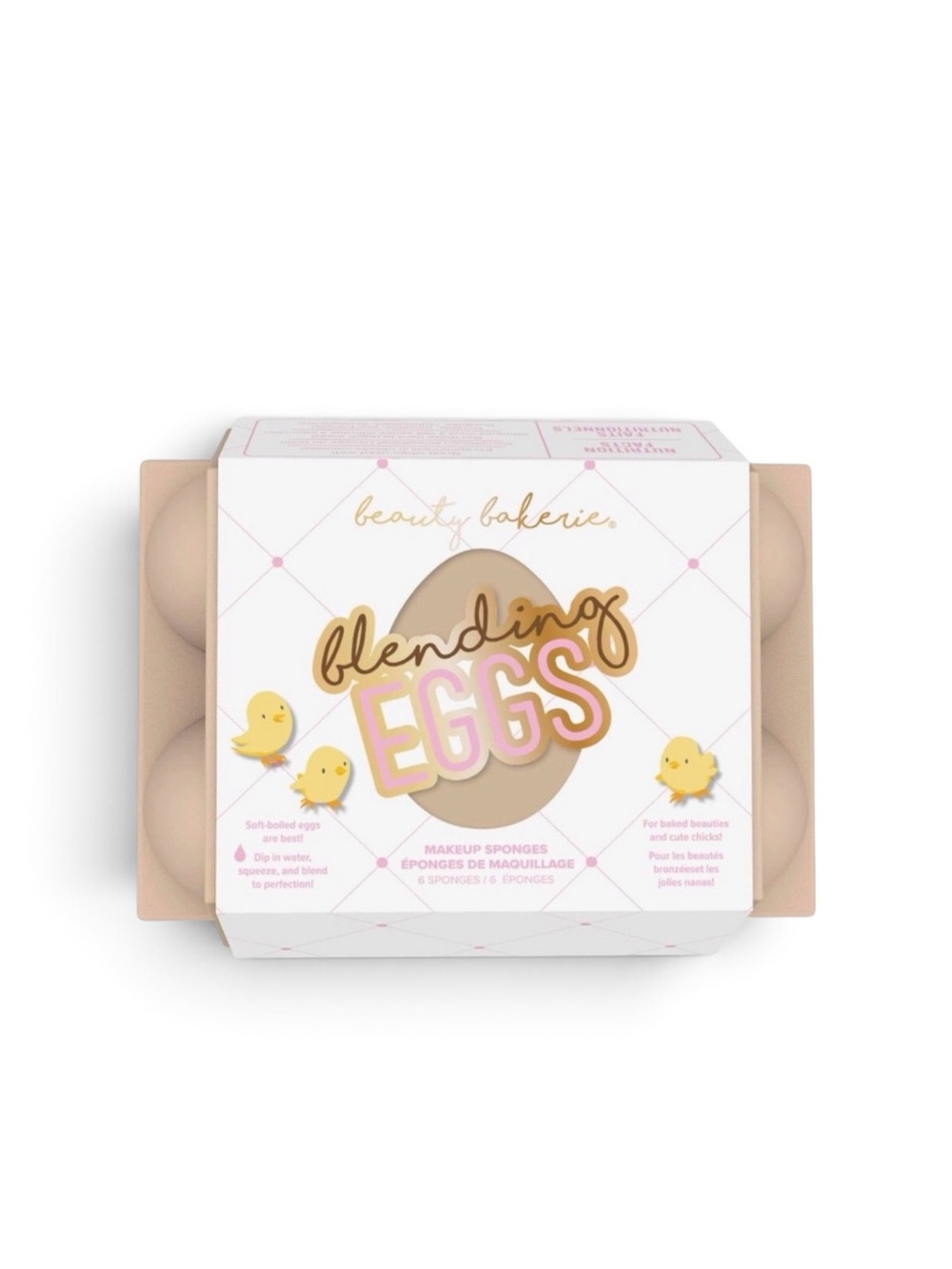 Beauty Bakerie Blending Egg Beauty Sponges Non-Laytex 6pk New